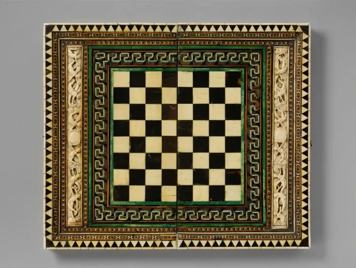 Framed Print : Game Board, Italian, 15th century. Creator: Unknown Framed Print : Game Board, Italian, 15th century. Creator: Unknown