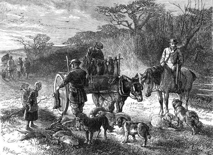 Framed Print : The Game-Cart: the Last Day, 1870. Creator: Unknown Framed Print : The Game-Cart: the Last Day, 1870. Creator: Unknown