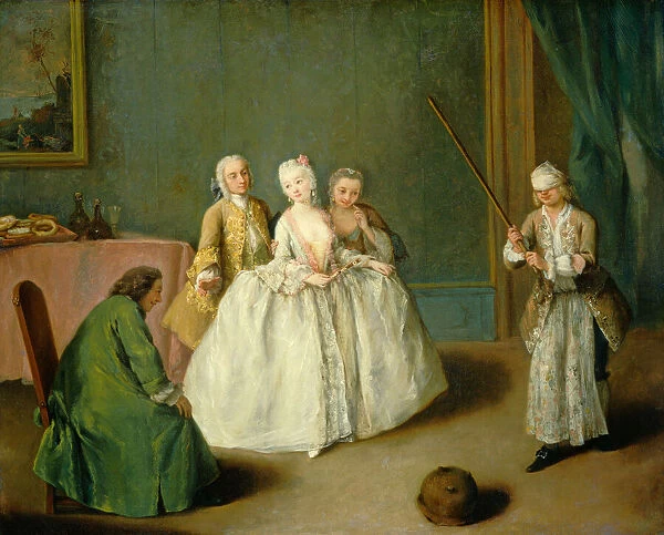 The Game of the Cooking Pot, c. 1744. Creator: Pietro Longhi