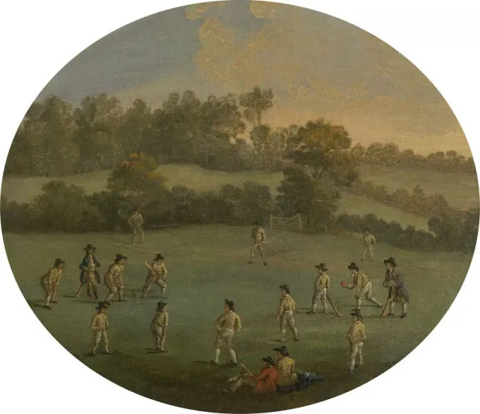 Framed Print : A Game of Cricket (The Royal Academy Club in Marylebone Fields, now Regents Park) Framed Print : A Game of Cricket (The Royal Academy Club in Marylebone Fields, now Regents Park)