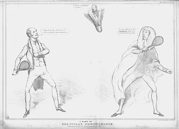 A game of Political Shuttlecock, 1831. Creator: John Doyle