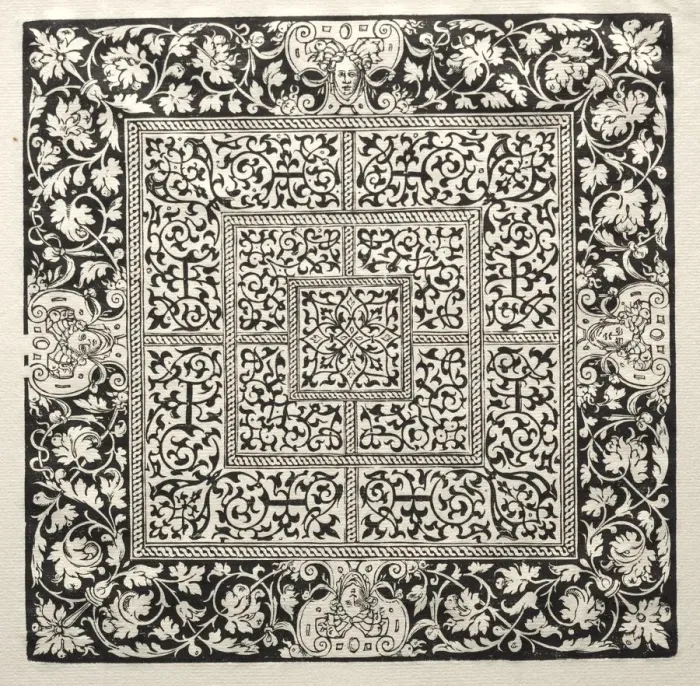 Framed Print : A gaming board. Creator: Peter Flotner (German, 1485-1546) Framed Print : A gaming board. Creator: Peter Flotner (German, 1485-1546)