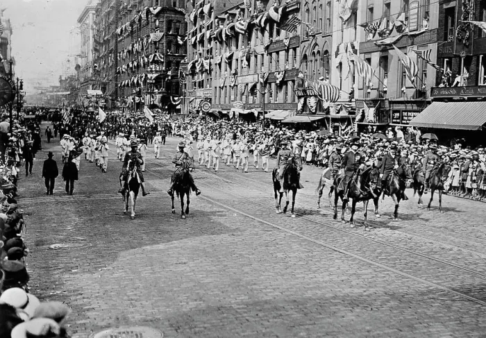 Framed Print : G.A.R. Parade, Rochester, between c1910 and c1915. Creator: Bain News Service Framed Print : G.A.R. Parade, Rochester, between c1910 and c1915. Creator: Bain News Service