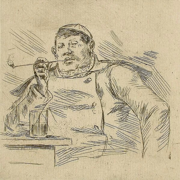 Garçon brasseur bruxellois, 1876. Creator: Félicien Rops