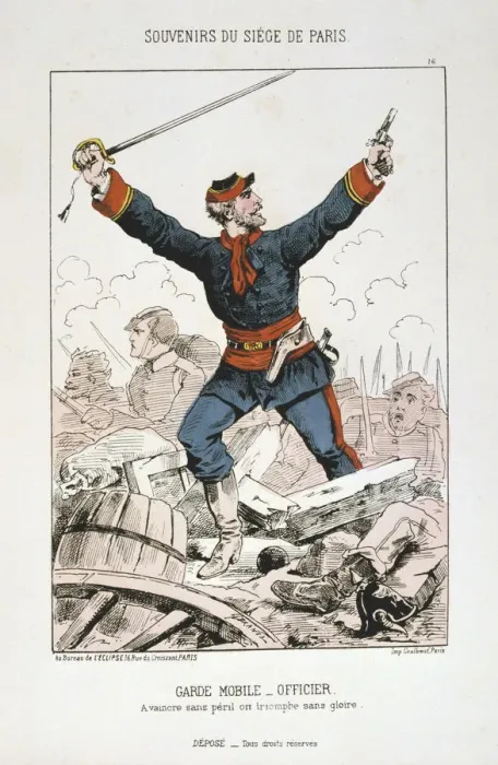 Framed Print : Garde Mobile - Officier, Siege of Paris, 1870-1871 Framed Print : Garde Mobile - Officier, Siege of Paris, 1870-1871
