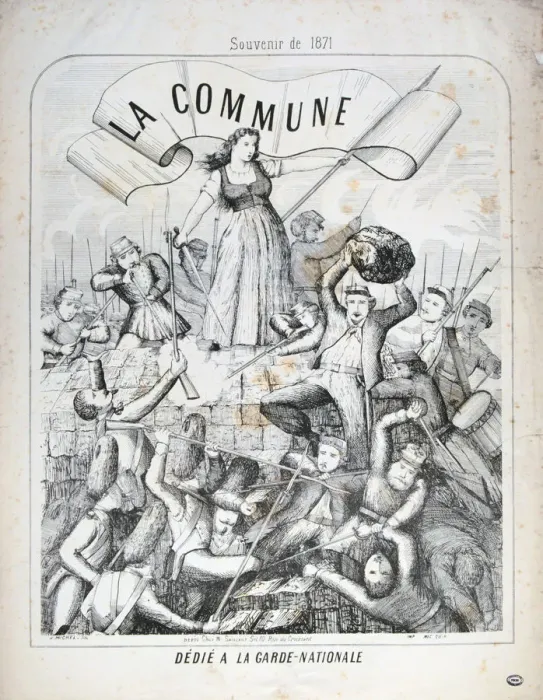Framed Print : Garde Nationale, Paris Commune, 1871 Framed Print : Garde Nationale, Paris Commune, 1871