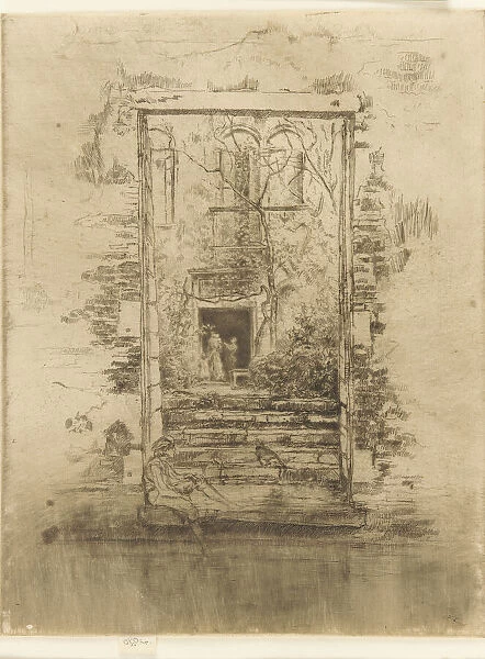 The Garden, 1879-1880. Creator: James Abbott McNeill Whistler