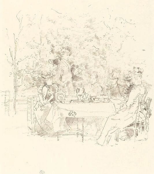 The Garden, 1891. Creator: James Abbott McNeill Whistler