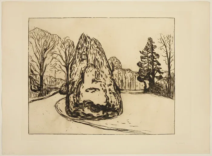 Framed Print : The Garden, 1902. Creator: Edvard Munch Framed Print : The Garden, 1902. Creator: Edvard Munch