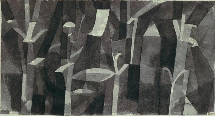 Framed Print : Garden, 1915. Creator: Paul Klee Framed Print : Garden, 1915. Creator: Paul Klee