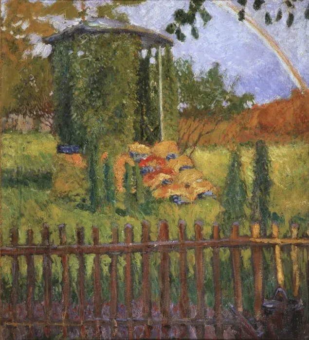 Framed Print : An Garden Arbour, 1907. Artist: Yakovlev, Mikhail Nikolayevich (1880-1942) Framed Print : An Garden Arbour, 1907. Artist: Yakovlev, Mikhail Nikolayevich (1880-1942)