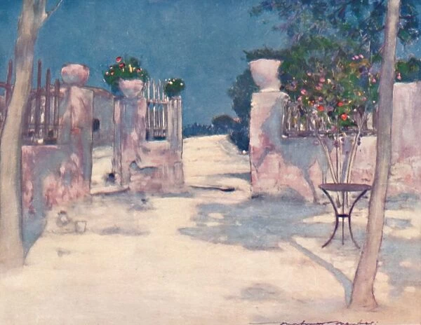 A Garden, Athens, 1903. Artist: Mortimer L Menpes