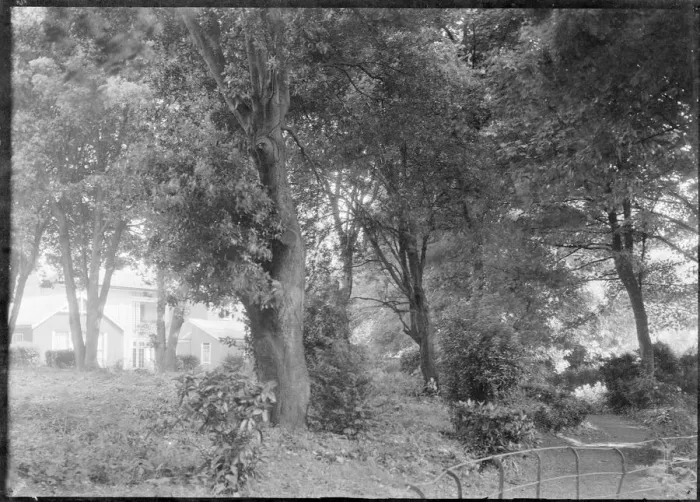 Framed Print : Garden, c1935. Creator: Kirk & Sons of Cowes Framed Print : Garden, c1935. Creator: Kirk & Sons of Cowes