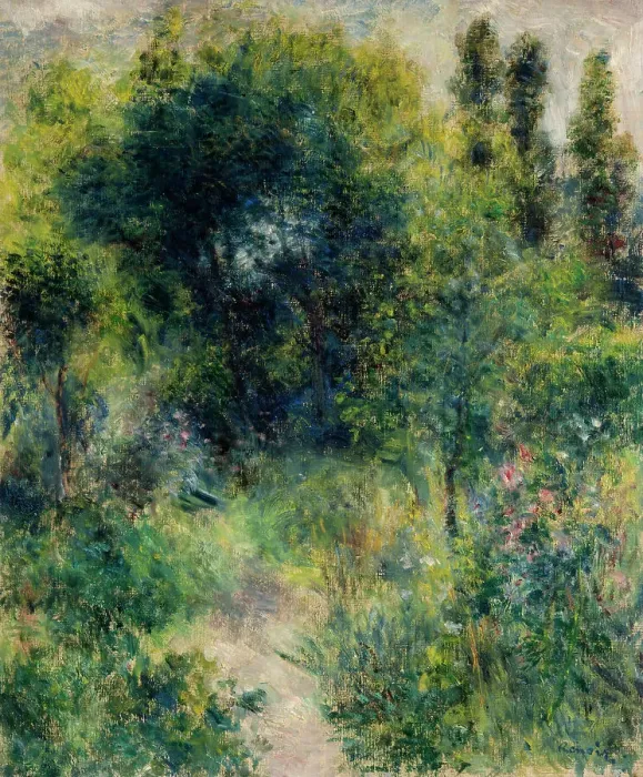 Framed Print : Garden, ca 1877. Creator: Renoir, Pierre Auguste (1841-1919) Framed Print : Garden, ca 1877. Creator: Renoir, Pierre Auguste (1841-1919)