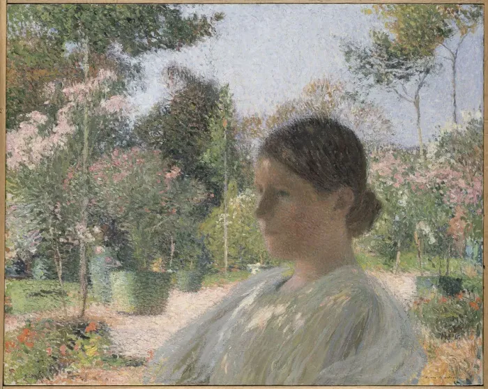 Framed Print : In the Garden, ca 1904. Creator: Martin, Henri (1860-1943) Framed Print : In the Garden, ca 1904. Creator: Martin, Henri (1860-1943)