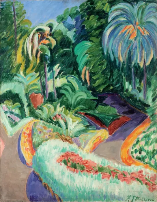 Framed Print : Garden, ca 1913-1919. Artist: Iturrino, Francisco (1864-1924) Framed Print : Garden, ca 1913-1919. Artist: Iturrino, Francisco (1864-1924)