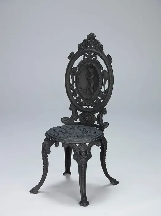Framed Print : Garden chair, about 1860-1870. Creator: Unknown Framed Print : Garden chair, about 1860-1870. Creator: Unknown