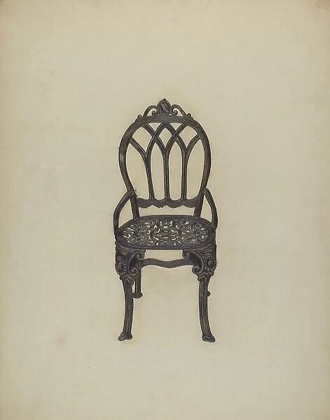 Garden Chair, c. 1938. Creator: Katherine Hastings