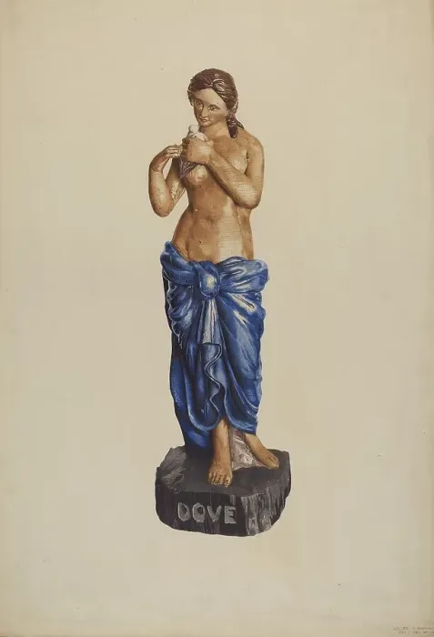 Framed Print : Garden or Circus Figure, c. 1940. Creator: Robert Barton Framed Print : Garden or Circus Figure, c. 1940. Creator: Robert Barton
