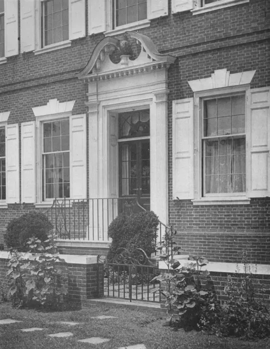 Framed Print : Garden entrance to the house of Miss Anne Morgan, New York City, 1924 Framed Print : Garden entrance to the house of Miss Anne Morgan, New York City, 1924