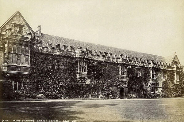 Garden front, St Johns College, Oxford, Oxfordshire, late 19th or early 20th century