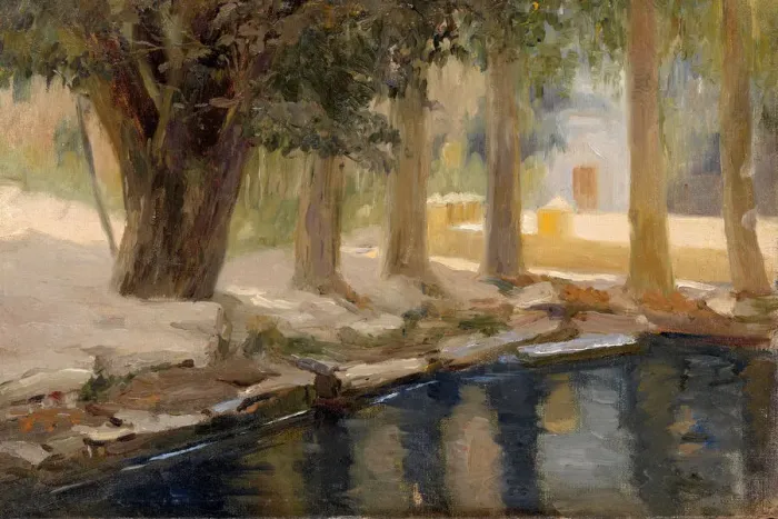 Framed Print : Garden of Gethsemane, 1880s. Artist: Polenov, Vasili Dmitrievich (1844-1927) Framed Print : Garden of Gethsemane, 1880s. Artist: Polenov, Vasili Dmitrievich (1844-1927)