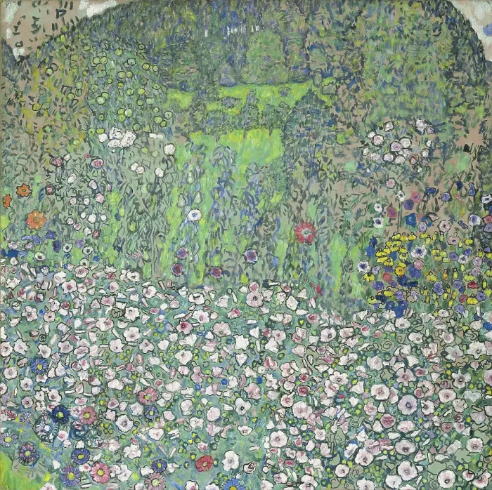 Framed Print : Garden Landscape With Mountain Top, 1916. Creator: Klimt, Gustav (1862-1918) Framed Print : Garden Landscape With Mountain Top, 1916. Creator: Klimt, Gustav (1862-1918)