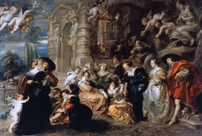 Framed Print : The Garden of Love, c1630. Artist: Peter Paul Rubens Framed Print : The Garden of Love, c1630. Artist: Peter Paul Rubens