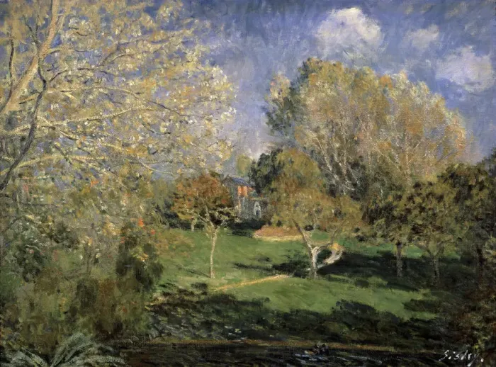 Framed Print : The Garden of Monsieur Hoschede in Montgeron, 1881. Artist: Alfred Sisley Framed Print : The Garden of Monsieur Hoschede in Montgeron, 1881. Artist: Alfred Sisley