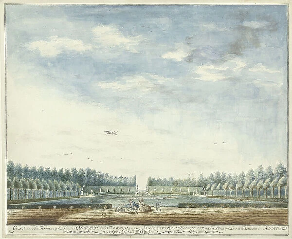 The Garden of Offem House, near Noordwijk, 1782. Creator: Jan Baptist van Eeckhout