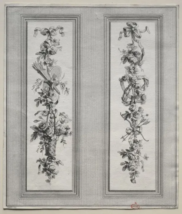 Framed Print : Garden Ornament. Creator: Pierre Gabriel Berthault (French, 1748-1819) Framed Print : Garden Ornament. Creator: Pierre Gabriel Berthault (French, 1748-1819)