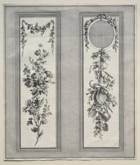 Framed Print : Garden Ornament. Creator: Pierre Gabriel Berthault (French, 1748-1819) Framed Print : Garden Ornament. Creator: Pierre Gabriel Berthault (French, 1748-1819)