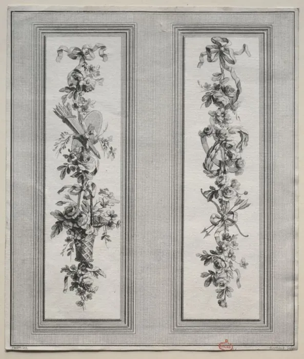 Framed Print : Garden Ornament. Creator: Pierre Gabriel Berthault (French, 1748-1819) Framed Print : Garden Ornament. Creator: Pierre Gabriel Berthault (French, 1748-1819)