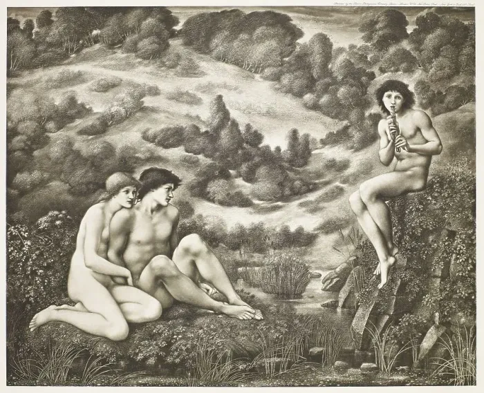 Framed Print : The Garden of Pan, c1886, (1900). Creator: Unknown Framed Print : The Garden of Pan, c1886, (1900). Creator: Unknown