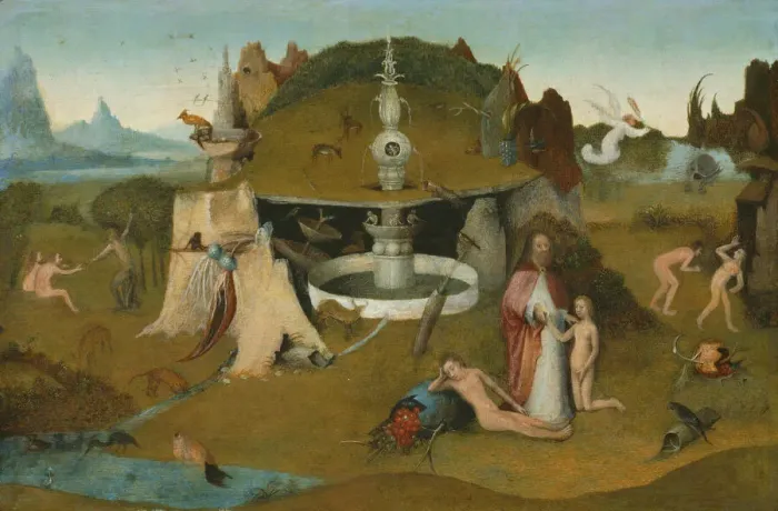 Framed Print : The Garden of Paradise, 1500 / 20. Creator: Workshop of Hieronymus Bosch Framed Print : The Garden of Paradise, 1500 / 20. Creator: Workshop of Hieronymus Bosch