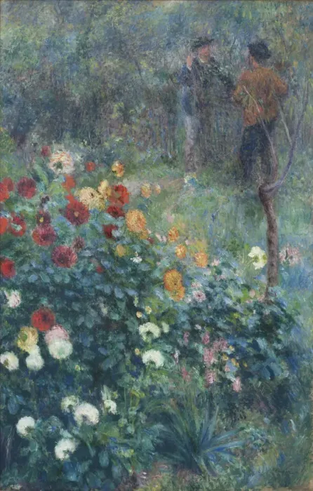 Framed Print : The Garden in the Rue Cortot, Montmartre, 1876 Framed Print : The Garden in the Rue Cortot, Montmartre, 1876