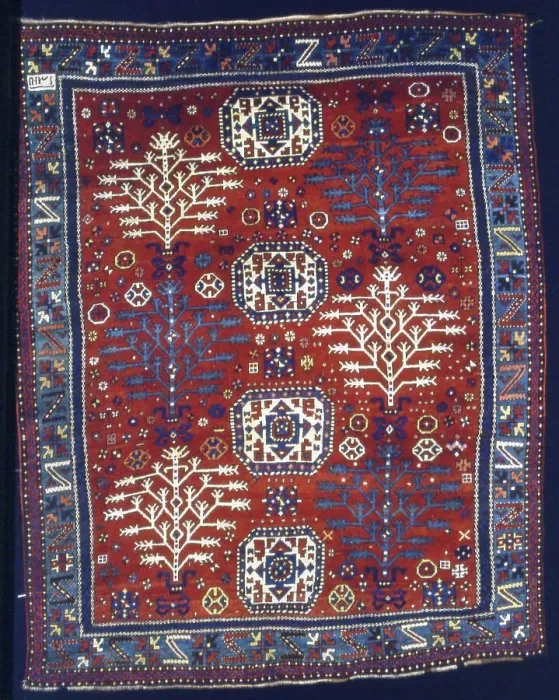 Framed Print : Garden rug, Kazakhstan, 1890. Creator: Unknown Framed Print : Garden rug, Kazakhstan, 1890. Creator: Unknown
