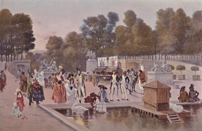 Framed Print : In The Garden of the Tuileries, 1896 Framed Print : In The Garden of the Tuileries, 1896