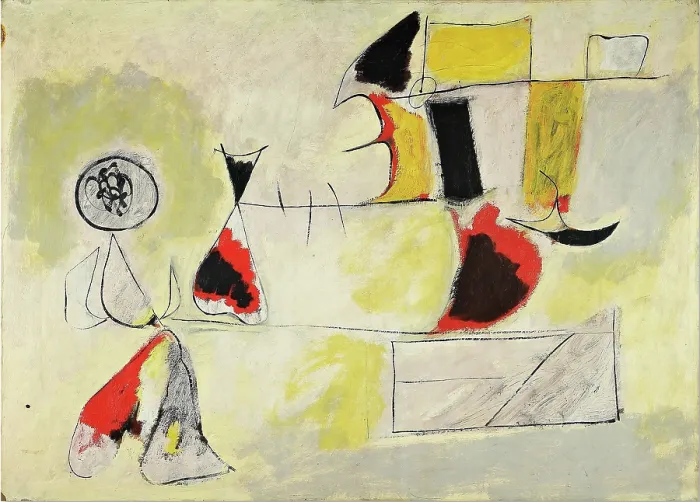 Framed Print : Garden of Wish Fulfilment, 1944. Creator: Gorky, Arshile (1904-1948) Framed Print : Garden of Wish Fulfilment, 1944. Creator: Gorky, Arshile (1904-1948)