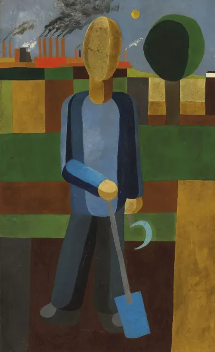 Framed Print : The gardener, ca 1929-1930. Creator: Seiwert, Franz Wilhelm (1894-1933) Framed Print : The gardener, ca 1929-1930. Creator: Seiwert, Franz Wilhelm (1894-1933)