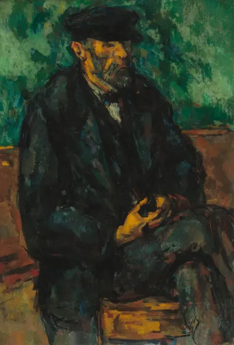 Framed Print : The Gardener Vallier, 1906. Creator: Paul Cezanne Framed Print : The Gardener Vallier, 1906. Creator: Paul Cezanne