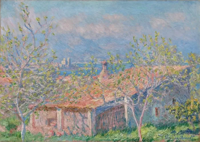 Framed Print : Gardeners House at Antibes, 1888. Creator: Claude Monet (French, 1840-1926) Framed Print : Gardeners House at Antibes, 1888. Creator: Claude Monet (French, 1840-1926)