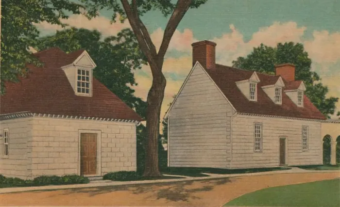Framed Print : Gardeners House and Office, 1946 Framed Print : Gardeners House and Office, 1946