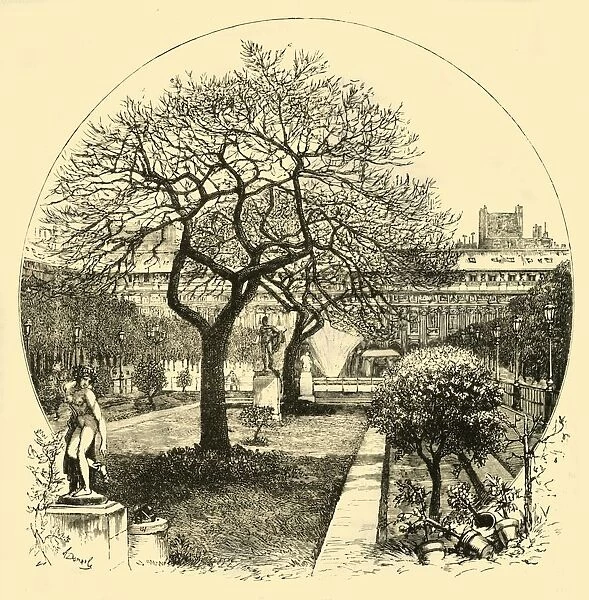 The Gardens of the Palais Royal, Paris, 1890. Creator: Unknown