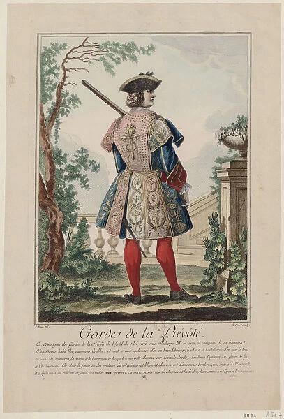 Gardes de la prevote, 1756. Creator: De Fehrt, Antoine Jean (1723-1774)