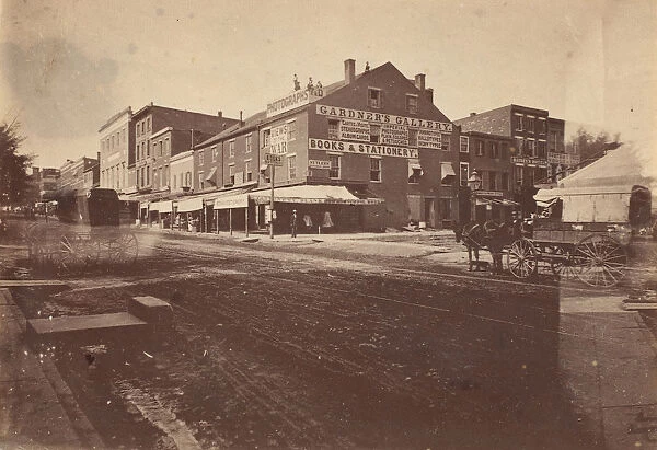 Gardners Gallery, 7th and D Streets, Washington, D. C. 1864. Creator: Alexander Gardner