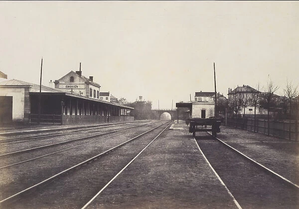 Gare d Enghien, 1855. Creator: Edouard Baldus