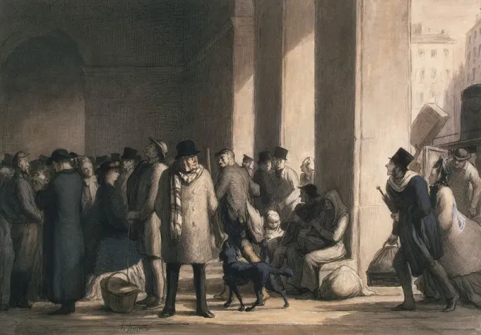 Framed Print : At the Gare Saint-Lazare, 1860s Framed Print : At the Gare Saint-Lazare, 1860s