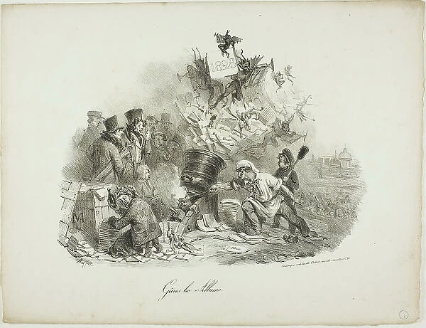 Gâres les Albums, 1828. Creator: Auguste Raffet