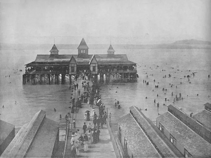Framed Print : Garfield Beach, Great Salt Lake, c1897. Creator: Unknown Framed Print : Garfield Beach, Great Salt Lake, c1897. Creator: Unknown